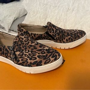 Naturalizer animal print sneakers.